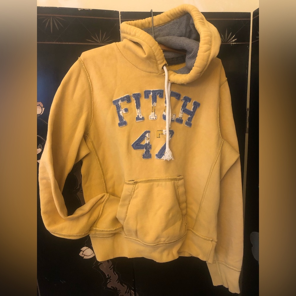 Abercrombie & Fitch waffle lined hoodie vintage